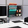 Mind Reader 8-Compartment Stackable Metal Desk Organizer, Black (MAGSHELF-BLK)~#|#~BF760218-3ED9-410B-98C8334C6E3A8E38_sc7