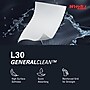 WypAll GeneralClean L30 Durable Fibers Cleaning Wipers, 11" x 10.4", White, 70 Sheets/Roll, 24/Carton (KCC05843)~#|#~BF9BEB8A-D8C8-41C2-A21F0777AF522A8D_sc7