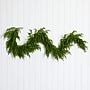 Nearly Natural 6 ft. Pre-Lit Pine Garland, Green (W1393)~#|#~BFB4FBE1-316D-478E-8B59D4618F5C45F5_sc7