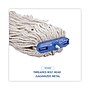 UNISAN Cut-End Lie-Flat Wet Mop Head, Cotton, 16oz, White~#|#~BFB56FE4-710F-4A91-BD955D12E3F1962D_sc7