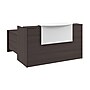 Bush Business Furniture Arrive 72"W L Shaped Reception Desk with Counter, Storm Gray (ARV009SG)~#|#~BFB93534-3DB9-40E5-9C41659A9AF37FEB_sc7