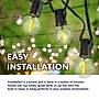 Newhouse Lighting Globe Party LED String Lights, 50 ft., Black (PSTRINGLED50)~#|#~BFDE71D9-30FB-48DF-B827B0E52826D62B_sc7