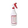 Boardwalk 32 oz. Spray Bottle with Trigger, Clear/Red, 3/Pack (BWK03010)~#|#~C0001543-BC4E-4B2D-8518A120470CCF6D_sc7