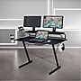 Techni Sport Carbon Computer Gaming Desk with Shelving, Black (RTA-TS200-BK)~#|#~C006C65F-3949-4D1F-8E954C19DF1EC9E5_sc7