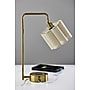 Adesso Dover Supercharger Incandescent Desk Lamp, 22.25"H, Antique Brass/Off-White (2616-21)~#|#~C00C9EC4-48E5-48BD-A449CB609CA0A42E_sc7