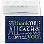 Custom "Every Single Day" Thank You Card w/ Silver Lined White Envelope, 250/BX~#|#~C018FB67-39EF-4341-871E3B5F8011460E_sc7