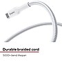 Staples TECH Lightning to USB-C Charging Cable, 6.5 ft., White (ST62333)~#|#~C025F76A-7841-45C8-90D5725ED0C6BC65_sc7