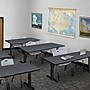 Regency Seating Cain 60" x 24" Training Table, Grey & 2 'M' Stack Chairs, Grey (MTRCT6024GY47GY)~#|#~C02A61C6-735E-4A0B-BC785D0CD796BBD7_sc7