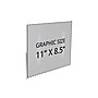 Azar 11" x 8.5"  Adhesive Sign Holder, Horizontal, Wall-Mounted, Top/Side Loading, Acrylic, Clear, 10/Pack (122022)~#|#~C04A215F-7177-40B1-ADE1A214F687FF60_sc7