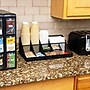 Mind Reader 11 Compartment Metal Coffee Cup and Condiment Organizer, Black (COMORGMESH-BLK)~#|#~C053DD42-439A-4998-B21A2B2BAE416AF4_sc7