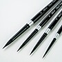 Silver Brush Black Velvet Medium Round Brushes, 4/Pack (SLVBV3055)~#|#~C0588313-3EFF-474A-B32030657056C0FF_sc7