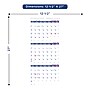 2026-2027 Brownline Classic 12.25" x 27" Three-Month Wall Calendar, White (C171128)~#|#~C0650CC9-192C-4107-8DFE2CA5CBDDE5D4_sc7