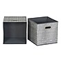 Household Essentials Medium Folding Fabric Storage Bin, 11" x 11"x 11", 23 Qt., Multi Color, 6/Pack (834-1)~#|#~C07C91D7-6E36-416C-BE4806F90DEFDF5E_sc7