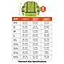 GloWear 8368 High Visibility Long Sleeve T-Shirt, ANSI Type R Class 3, Lime, 5XL (22059)~#|#~C07EF33D-089B-4AA7-858FDBBFBF0BF71A_sc7