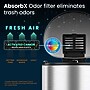 iTouchless SoftStep Semi-Round Stainless Steel Step Trash Can with Hinged Lid, 7.93 Gallon (IP08DSS)~#|#~C081D8CA-B637-4A8D-A3190B28104DF8A7_sc7