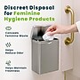 Alpine Industries Stainless Steel Napkin Disposal Receptacle, 10" x 3.74", Black,  2/Pack (451-SSB-MK)~#|#~C08D2831-D21B-40A3-9DF77732CDA05FA7_sc7