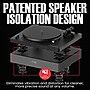 Audiosource AT33 Belt Drive turntable with 2.1 channel 120 watt Bluetooth Speakers, Black Woodgrain (AT3345BW)~#|#~C0A3CE96-4F32-4913-905A1F5660F3292D_sc7