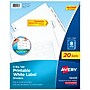 Avery Big Tab Printable Paper Dividers with White Labels, 8 Tabs, 20 Sets/Pack (11435)~#|#~C0B70AF3-994D-40FA-84FB98013A8DBB16_sc7