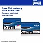 Brother TN635 Standard Yield Black Toner Cartridge, Prints Up to 3,000 Pages (TN635BK)~#|#~C0C40119-38BA-4E11-8B34D74B8D5470D2_sc7