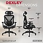 Staples Dexley Ergonomic Mesh Swivel Task Chair, Black (UN56946V-CC)~#|#~C0E51C22-42F9-4E66-8CA7A9BCA4F31911_sc7