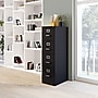 Staples Heavy Duty 4 Drawer Vertical File Cabinet, Letter Size Documents, 22" D x 14.9" W x 51.97" H, Black~#|#~C0F8FC96-8C45-4632-A99218C74FBDDD7C_sc7