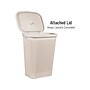 Mind Reader 15.85-Gallon Hamper with Lid, Plastic, Ivory (60FABHAMP-IVO)~#|#~C1105BFD-15AC-4BB8-9943CC5D73E1111A_sc7