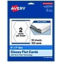 Avery Geo Integrated Cards, Glossy White, 100/Pack (19479399118)~#|#~C11D9DE5-E279-48AA-B7D6D1AA30D164A8_sc7