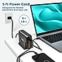 Turonic 200W 6-Port Desktop Charging Station, USB-C & USB-A, Black (350H43)~#|#~C12240E1-5BA4-452C-AEE719827AD18C24_sc7