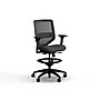 HON Solve ReActiv/Vinyl Task Stool with Backrest and Footrest, Charcoal/Basalt (HSLVSMR.Y1.A.H.0S.SX23.BL.SB.T)~#|#~C13117F3-0BEE-4B53-BFA94396EEA4EC83_sc7