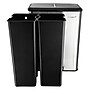 Elama Stainless Steel Indoor Trash Can with Slow Close Lid, 16 Gallon, Silver (938122112M)~#|#~C140C2E2-7E8D-4DEA-B948F61D45224D34_sc7