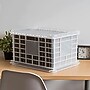 Iris File Storage Durable Plastic Crate, Letter/Legal Size, Clear, 9/Carton (270011CT)~#|#~C151D778-80AC-4FC7-BAA9A16A9C3D168F_sc7
