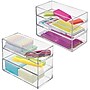 iDESIGN 6-Piece Plastic Drawer Organizer, Clear (28985M6)~#|#~C1635E0A-B9C1-4FD1-816F139B465DBC16_sc7