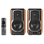 Edifier S1000W 120-Watt Bluetooth Wi-Fi Audiophile Active Bookshelf Speaker Set with 5.5-In. Woofers, Pair, Brown~#|#~C1718A5B-7B6A-4626-B5070977844BAAAF_sc7