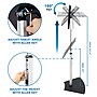 Mount-It! Adjustable Anti-Theft iPad Floor Stand, Matte Black/Silver (MI-3783_G10)~#|#~C1839B47-D792-4731-985CA5FF56F9F6D8_sc7