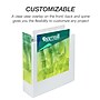 Samsill Earth's Choice Plant-Based Durable  4" View Binder,  3-Ring , Made in USA, White (18997)~#|#~C1A1865C-DD0C-4289-BFAC7D1982A8D803_sc7