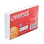 Universal Index Cards, Ruled, White, 3"H x 5"W, 100/Pk (47210)~#|#~02114FEB-73E9-4877-935EAD1A0F21B35B_sc7