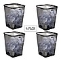 Mind Reader Metal Trash Can Without Lid, 5 Gallon, Black, 4/Pack (4SQUAGA-BLK)~#|#~C1A37091-7394-4DD7-A366D60F347518C7_sc7