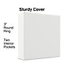 Staples 3" 3-Ring View Binders, White, 6/Pack (23743/21691)~#|#~C1B6CC02-1EE4-495A-B322C052343FB850_sc7