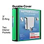 Staples Heavy Duty 3" 3-Ring Better Binder, D-Ring, Green (ST55894-CC)~#|#~C1C13B4E-533B-4D65-AEDA25BBEFB915C9_sc7