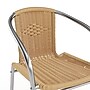 Flash Furniture Lila Aluminum/Rattan Stacking Chair, Beige (TLH020BGE)~#|#~C2074D92-6F6A-4CFE-BBFFCAEEA423CB94_sc7