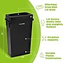 Alpine Industries Plastic Indoor Slim Commercial Trash Can with Lid, 23 Gallon, Black (477-BLK-PKG1)~#|#~C21B6065-3BA4-43F5-BD966202B83F6BB3_sc7