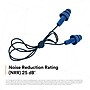 E-A-R UltraFit Metal Detectable Corded Earplugs, NRR 25 dB, Blue, 100/Box (3404007)~#|#~C246D884-325A-4349-A083AC7ABE03060C_sc7