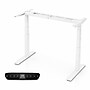 Uncaged Ergonomics Rise Up 3-stage Dual Motor Electric Standing Desk Frame, White, Desktop Not Included (RUW)~#|#~C24CE320-11B2-4124-A4DAD6AF2499180F_sc7