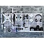 Triton Products LocBoard 18" x 36" x 9/16" Steel Square Hole Pegboard, 18 Assorted Hooks (LB18-1WH-KIT)~#|#~C25855D8-62A3-444A-ABB7F935DF5E16F7_sc7