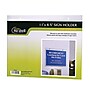 NuDell Indoor Wall Sign Holder, 11" x 8.5", Clear (38008)~#|#~C28FD125-7C46-4574-BD8C136A96504DFD_sc7