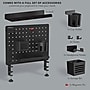 Mount-It! Clamp-On Pegboard Organizer with Accessories for Desks, Black (MI-7302BLK)~#|#~C2906844-97C9-4A21-9A1636320387CE47_sc7