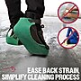 BISON LIFE Washable Scrubber Shoe Cover, Adult, Green, 6/Pack (BPES-WSG-1G-6)~#|#~C2A03C3E-0BFF-46D3-8BD394A0B8148BB3_sc7