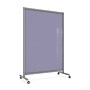 Ghent EZ Magnetic Glass Mobile Dry-Erase Whiteboard, Aluminum Frame, 75"H x 50"W, Grape (EZ1MA7550GP)~#|#~C2B4A4C0-7836-4BC2-A221FAB78243E099_sc7