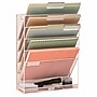 Mind Reader 5-Pocket Metal Mesh Mountable Wall File, Letter Size, Pink (MAGSTACK-PNK)~#|#~C2C206EC-E260-4BC8-97F7E43F4F6243EC_sc7