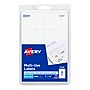 Avery Laser/Inkjet Multipurpose Labels, 1" x 3/4", White, 1,000 Labels/Pack (5428)~#|#~C2D6A538-486D-4BCE-9647D17D28326FC3_sc7